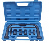 Рассухариватель клапанов RF-62110 струбцинного типа 10пр., (сменные толкатели: 16, 19, 23, 25, 30мм)